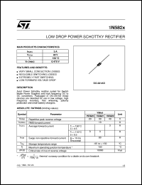 datasheet for 1N5821 by SGS-Thomson Microelectronics
