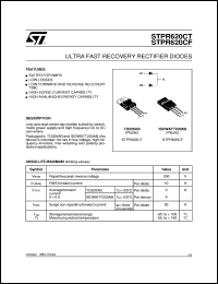 datasheet for STPR620CT by SGS-Thomson Microelectronics