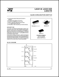 datasheet for L6221A by SGS-Thomson Microelectronics