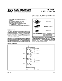 datasheet for L6221CD by SGS-Thomson Microelectronics