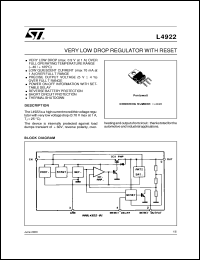 datasheet for L4922 by SGS-Thomson Microelectronics