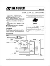 datasheet for L9822N by SGS-Thomson Microelectronics