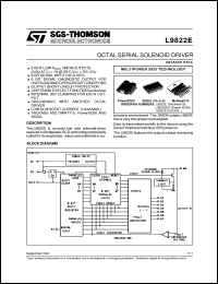 datasheet for L9822ED by SGS-Thomson Microelectronics