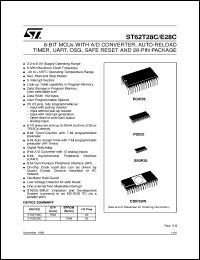 datasheet for ST62E28CF1 by SGS-Thomson Microelectronics