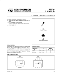 datasheet for LM236 by SGS-Thomson Microelectronics