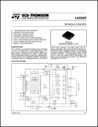 datasheet for L6232E by SGS-Thomson Microelectronics