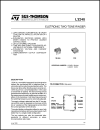 datasheet for L3240B1 by SGS-Thomson Microelectronics