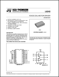 datasheet for L6242 by SGS-Thomson Microelectronics