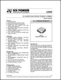 datasheet for L6245 by SGS-Thomson Microelectronics