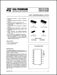 datasheet for HCF4724B by SGS-Thomson Microelectronics