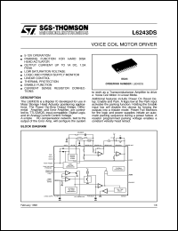 datasheet for L6243DS by SGS-Thomson Microelectronics