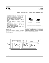 datasheet for L4925 by SGS-Thomson Microelectronics