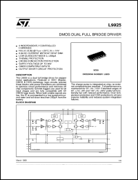 datasheet for L9925 by SGS-Thomson Microelectronics