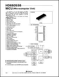 datasheet for HD6805S6 by 