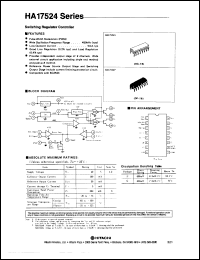 datasheet for HA17524G by 