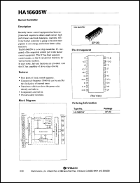 datasheet for HA16605W by 