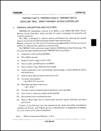 datasheet for TMPZ84C10AP-6 by Toshiba