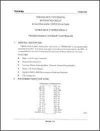 datasheet for TMP82C59AM-2 by Toshiba