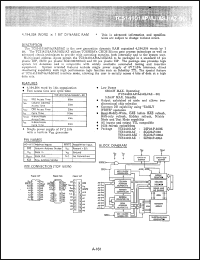 datasheet for TC514101AZ-60 by Toshiba