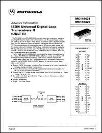 datasheet for MC145421 by Motorola