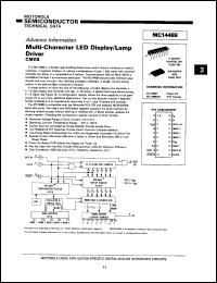 datasheet for MC14489P by Motorola