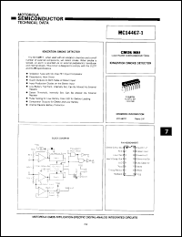 datasheet for MC14467P1 by Motorola