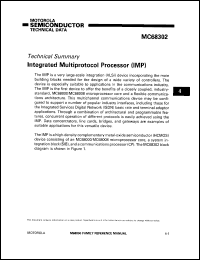 datasheet for MC68302RC by Motorola