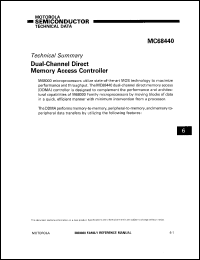 datasheet for MC68440 by Motorola