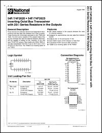 datasheet for 54F2623PMX by 