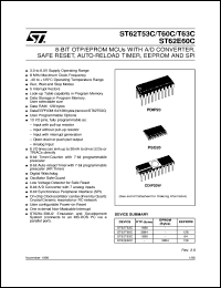 datasheet for ST62P63CM6 by SGS-Thomson Microelectronics