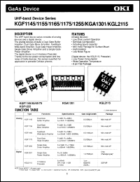 datasheet for KGF1165 by 