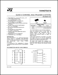 datasheet for 74VHCT257A by SGS-Thomson Microelectronics