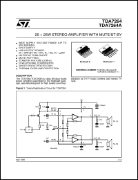 datasheet for TDA7264A by SGS-Thomson Microelectronics