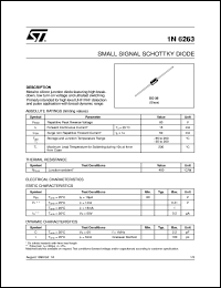 datasheet for 1N6263 by SGS-Thomson Microelectronics