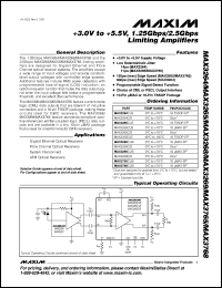 datasheet for MAX3264C by Maxim Integrated Producs