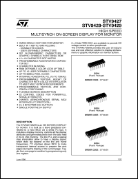 datasheet for STV9427 by SGS-Thomson Microelectronics