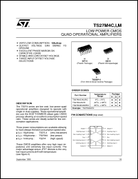 datasheet for TS27M4BCD by SGS-Thomson Microelectronics