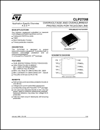 datasheet for CLP270M by SGS-Thomson Microelectronics
