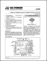 datasheet for L6280 by SGS-Thomson Microelectronics