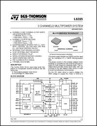 datasheet for L6285 by SGS-Thomson Microelectronics