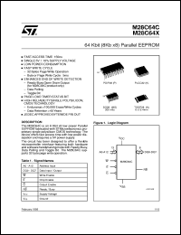 datasheet for M28C64C by SGS-Thomson Microelectronics