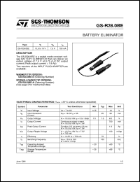 datasheet for GS-R280BE by SGS-Thomson Microelectronics