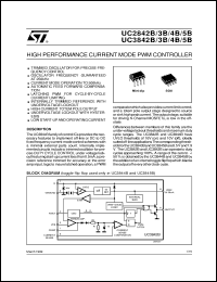 datasheet for UC2844BD by SGS-Thomson Microelectronics