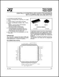 datasheet for TDA7429S by SGS-Thomson Microelectronics