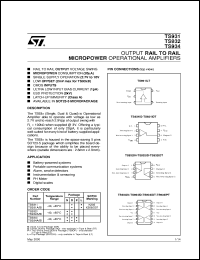 datasheet for TS934 by SGS-Thomson Microelectronics