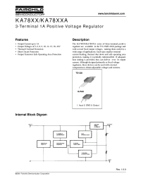 datasheet for 7806 by Fairchild Semiconductor