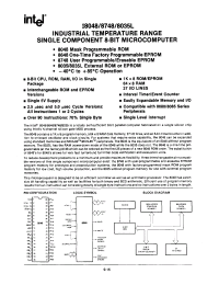 datasheet for i8048 by Intel Corporation