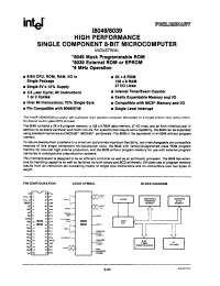 datasheet for i8039 by Intel Corporation
