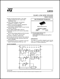 datasheet for L9333 by SGS-Thomson Microelectronics