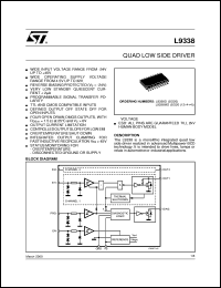datasheet for L9338 by SGS-Thomson Microelectronics